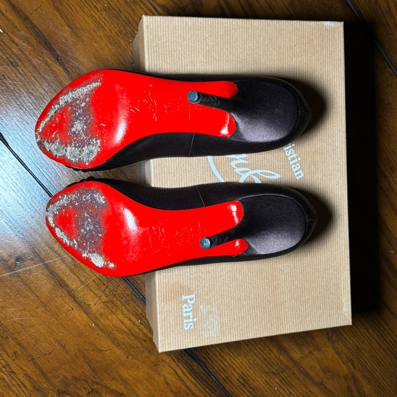 Christian Louboutin Peep Toe Stilettos - Picture 3 of 6